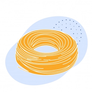 Канат авиационный оцинкованный (Ж) 3.6 мм 6х7(1+6)+1х7(1+6) ГОСТ 2172-80