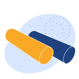 Текстолит стержневой 60x500 мм ГОСТ 5385-74