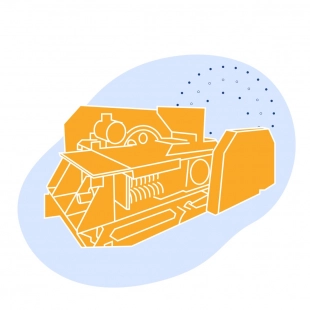 Валковая дробилка ДВ 600А