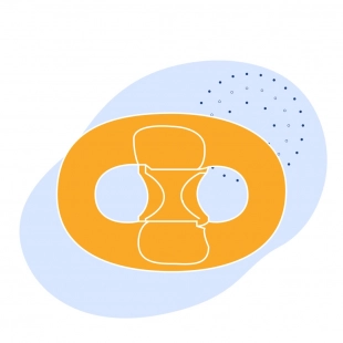 Звено Кентера соединительное якорной цепи ГОСТ 228-79 81x486x324x340x123 мм