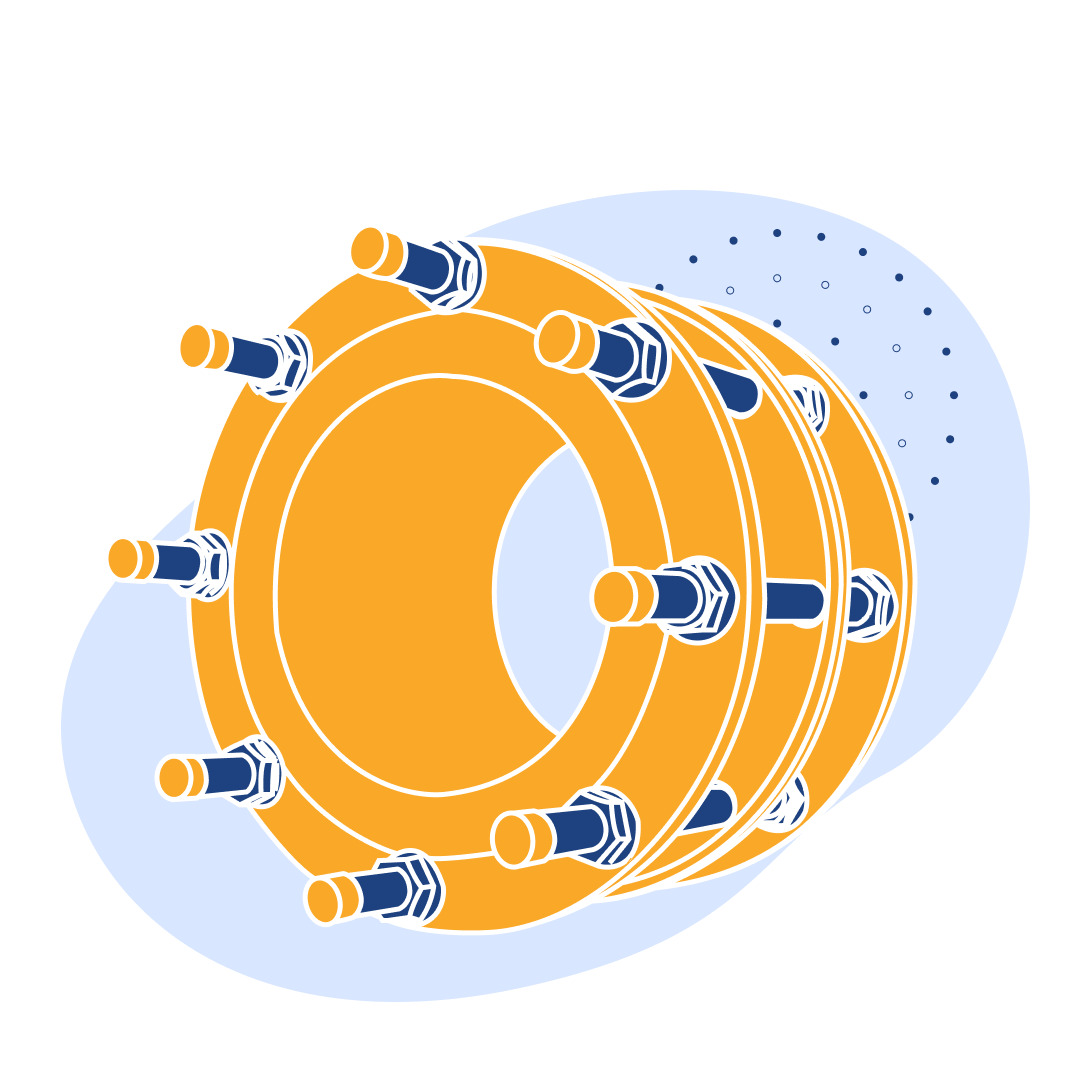 Демонтажная вставка чугунная Ду 450 мм