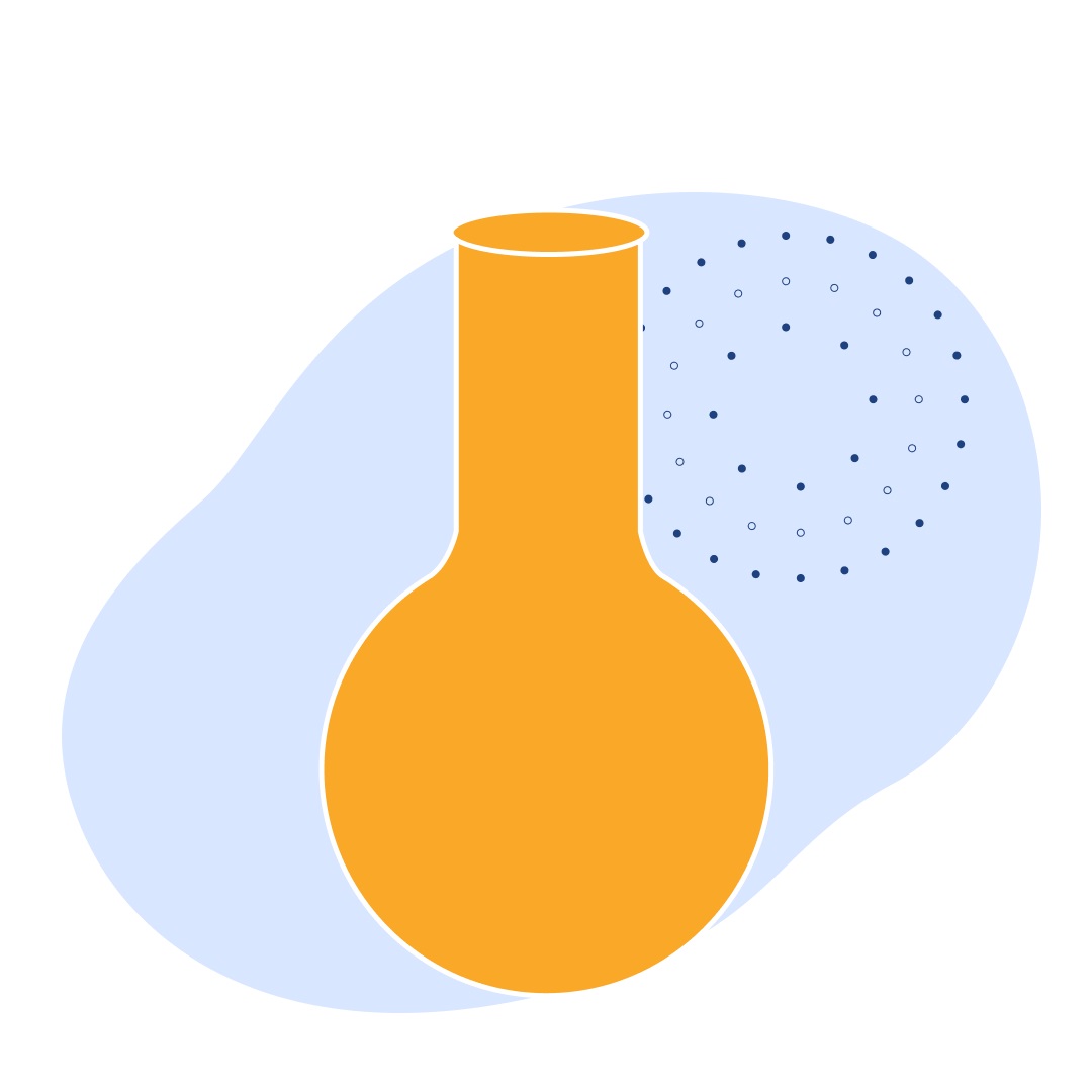 Колба круглодонная исполнение 1 ТУ 9464-019-29508133-2015 29/32 мм стекло 51х105 мм 50 мл