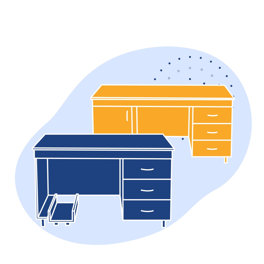 Стол 1500н СПП 6я Квадро ламинат 1500х600х750 мм