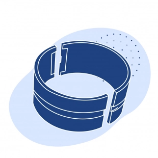Бронзовый вкладыш 0.005 мм БрА10Ж3Мц2