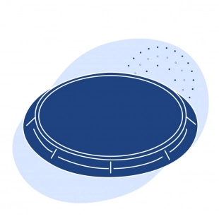 Люк легкий 770х70 мм 600 мм 52 кг 3 т