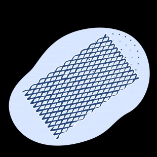 Титановая сетка 20х2.5/2000х7000 мм ВТ5-1 ГОСТ 19807-91