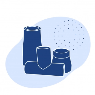 Титановый переход 88.9х60.3х2.5 мм ВТ1-0 ГОСТ 17375-2001