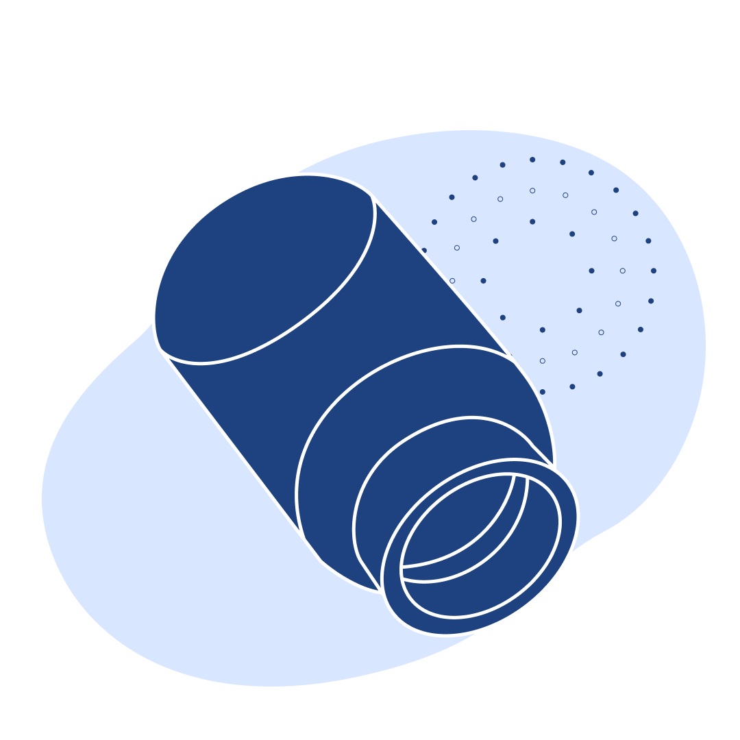 Тигль ТФ-40 пор-100 мкм 40х70 мм